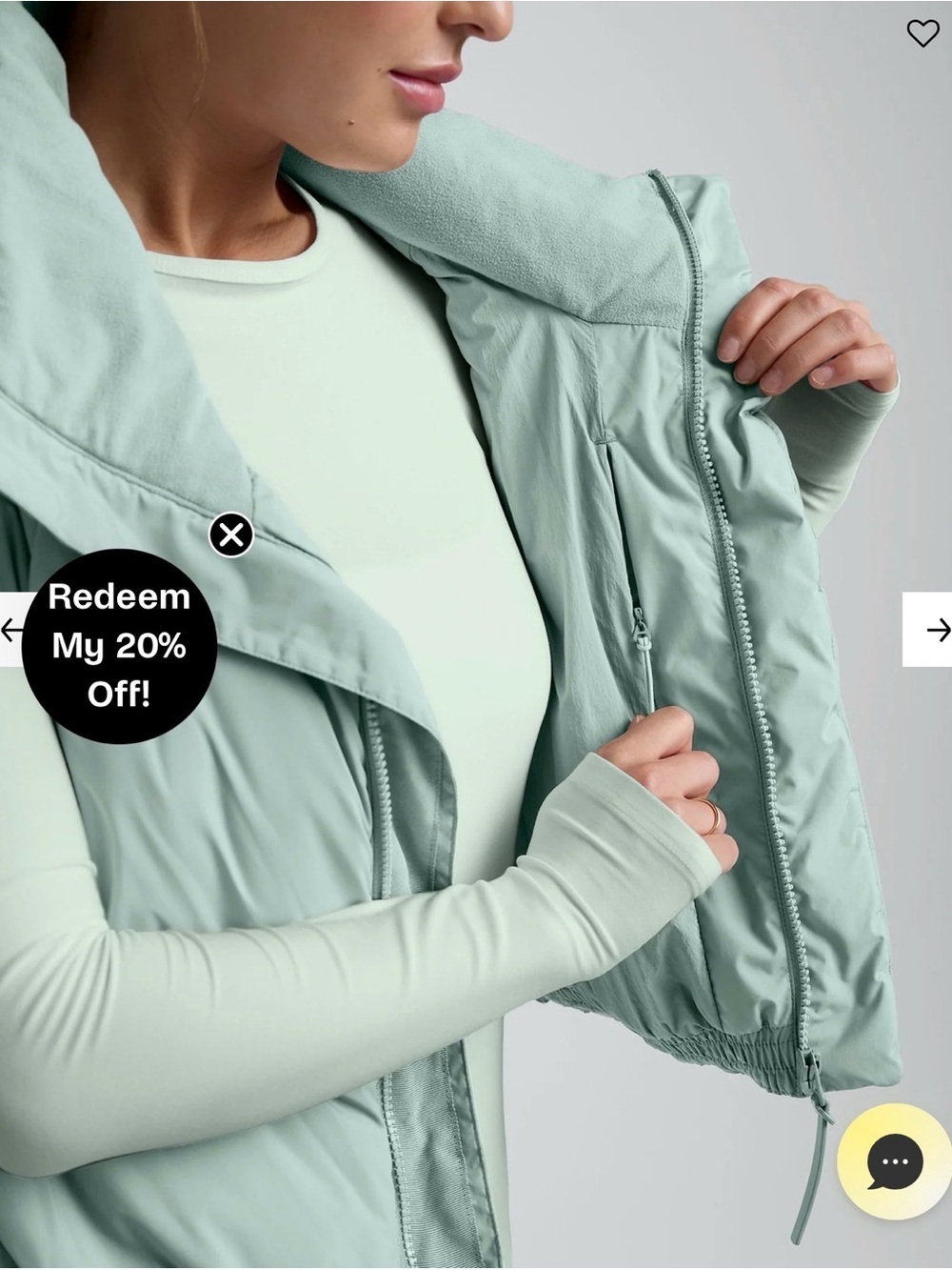 NEW- Beyond Yoga puffer vest - Picture 3 of 8